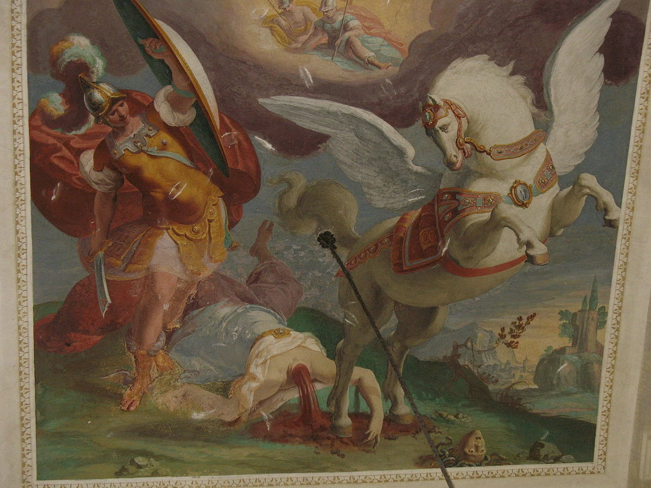 Perseo decapita Medusa - Villa Spinola di San Pietro